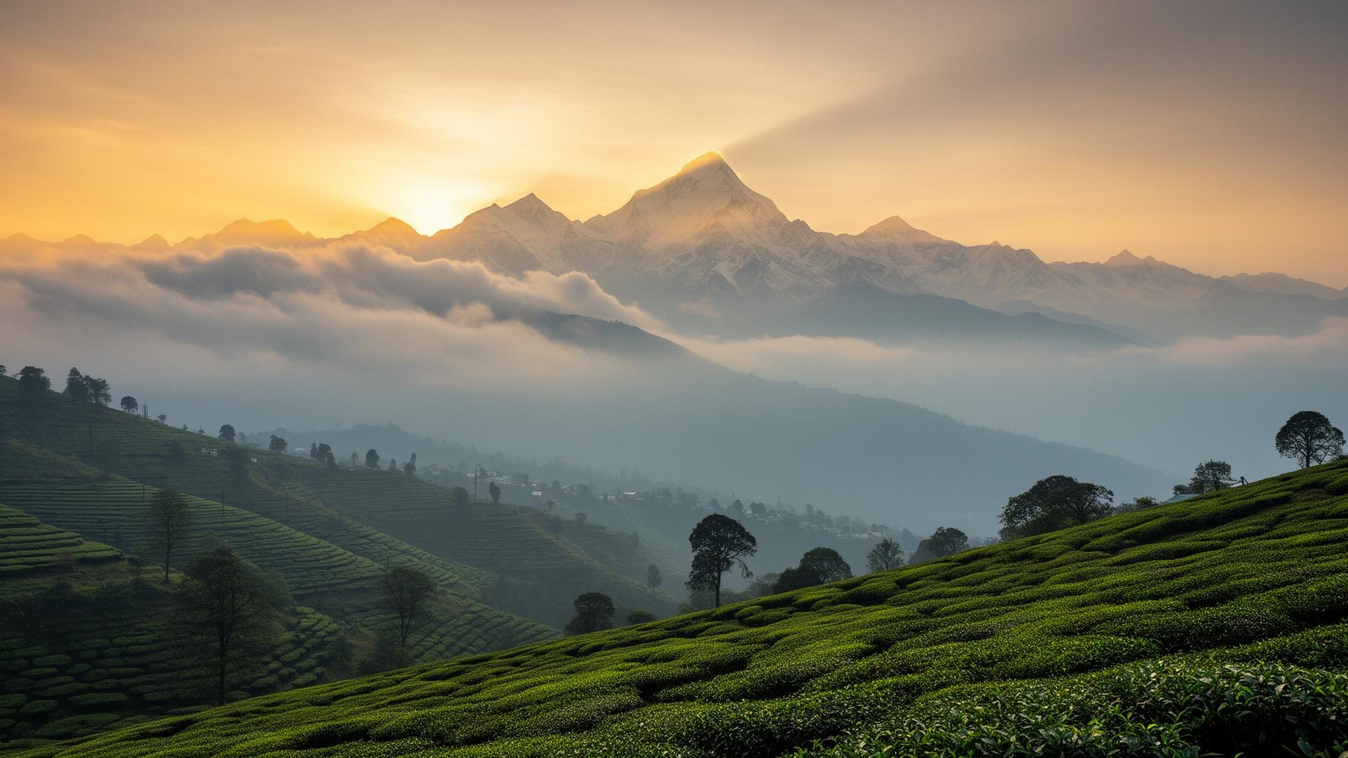 Sunrise over Kanchenjunga