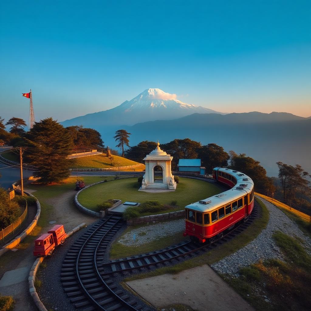 Darjeeling — Sunrise, toy train & the old town
